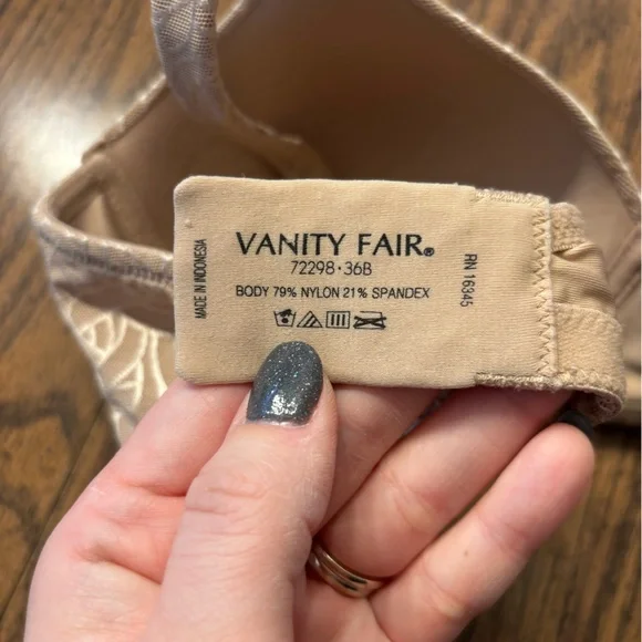 VANITY FAIR women’s bra 36B - Picture 5 of 6